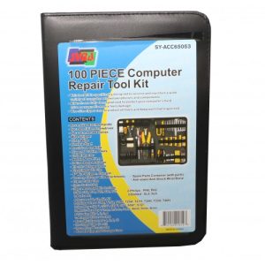 100 Pieces Computer Repair Tool Kit, Zipped Case - SY-ACC65053