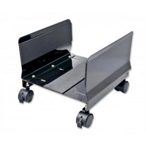 Steel PC Stand for ATX Case with Adj. Width and 4 Caster wheels - SY-ACC65063