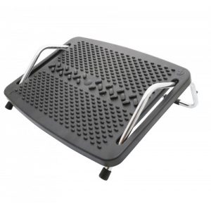 Foot Rest with Metal Support, Ergonomic Design, Comfortable Massage Function, Tilt Angle Slides - SY-ACC65065