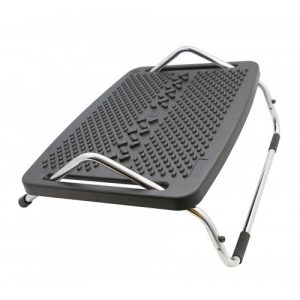 Foot Rest with Metal Support, Ergonomic Design, Comfortable Massage Function, Tilt Angle Slides - SY-ACC65065