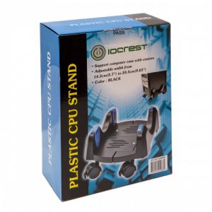 Plastic Stand for ATX Case with Adjustable Width from 5.7" to 9.7" (14.5cm to 24.5cm) with Caster wheels - SY-ACC65090