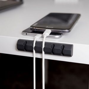 Cable Management Cord Organizer 5 Channel Desk Cable Clips Wire Cord Holder - SY-ACC65095