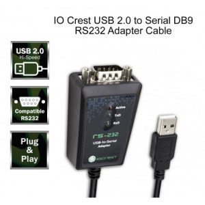 USB 2.0 to Serial DB9 RS232 Port Adapter Cable - SY-ADA15044