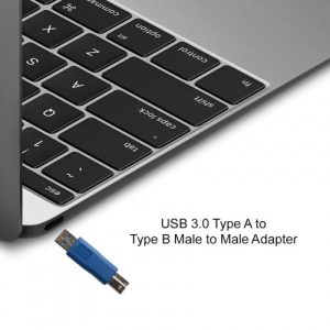 USB 3.0 Type A to Type B Male to Male Adapter - SY-ADA20086