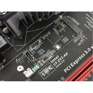 USB 3.2 Gen 2 (10 Gbps) 1-Port Type-C M.2 22x60 B+M key Controller Card - SY-ADA20232