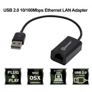 USB 2.0 10/100Mbps Ethernet LAN Adapter - SY-ADA24027