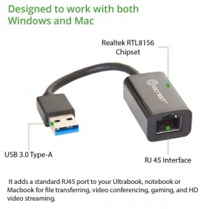 USB 3.0 Type-A 2.5 Gigabit Ethernet LAN Adapter