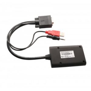 Portable VGA to HDMI Converter with Audio Support - SY-ADA31025