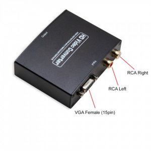 VGA HD15 + Stereo RCA to HDMI 1.3 converter box - SY-ADA31049