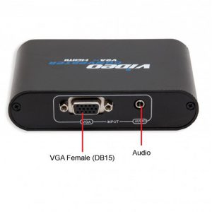 VGA HD15 + 3.5mm Audio to HDMI Converter - SY-ADA31050