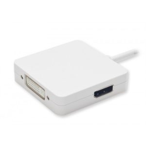 Mini DisplayPort to HDMI / DVI / DisplayPort Adapter, 3-in-1 - SY-ADA33008