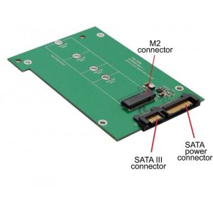 M.2 NGFF SSD to SATA III Adapter with 3.5" Drive Bracket - SY-ADA40086