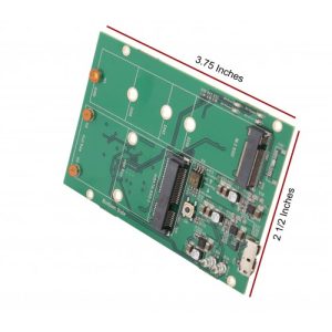 Micro USB 3.1 mSATA and M.2 Enclosure - SY-ADA50098