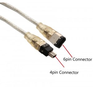 6 ft 1394A 6-pin to 4-pin Cable - SD-CAB-FW