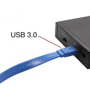 USB 3.0 Flat Cable, 1.5-Meter, Blue Color - SY-CAB20096