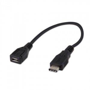 8" USB 3.1 Type C Male to MicroUSB Female Short Cable - SY-CAB20172