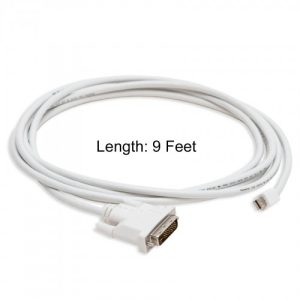 9 ft Mini DisplayPort 1.2 to DVI-D DL Cable - SY-CAB33023