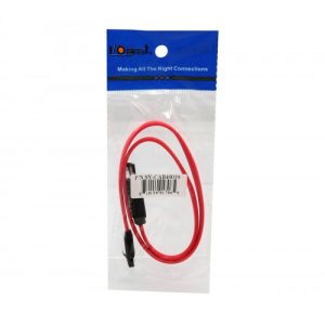 19" SATA to eSATA Cable, Red Color - SY-CAB40019