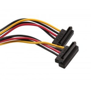 5" Molex to Dual SATA Power Cable - SY-CAB40047