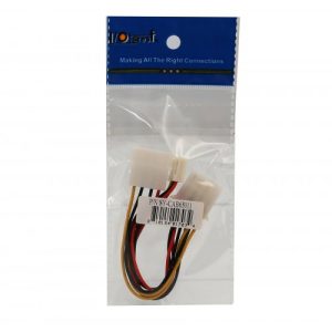 Molex 4-Pin to Molex 4-Pin and Floppy Disk Drive Power Cable - SY-CAB65011