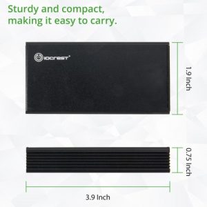 USB-C 3.2 Gen 2x2 M.2 M-key NVME Gen3x4 SSD External Enclosure - SY-ENC40231