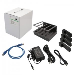 USB 3.0 or eSATA 4 Bay HDD Dock with PC Less Cloning function - SY-ENC50093