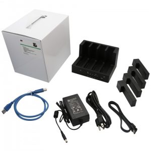 USB 3.0 or eSATA 4 Bay HDD Dock with RAID 0/1/3/5/10 Support - SY-ENC50094