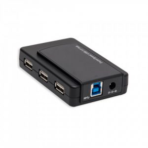 7 Port USB 3.0 and 2.0 Combo Hub with Power Adapter - SY-HUB20078