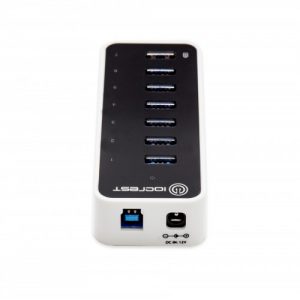 7 Port USB 3.0 Hub with One Fast Charging Port - SY-HUB20152