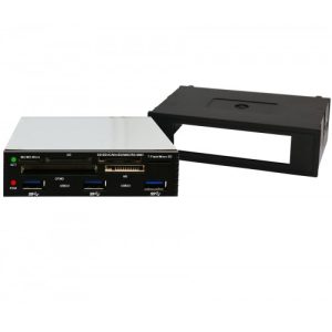 3.5" Drive Bay 3 Port USB 3.0 Hub and 6 slot Card Reader - SY-HUB50046