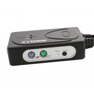 2 Port VGA and PS/2 KVM Switch with Audio support - SY-KVM22001