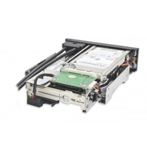 5.25" Bay Drive Tray Less Mobile Rack for 3.5" and 2.5" SATA III HDD with extra 2 port USB 3.0 - SY-MRA55006