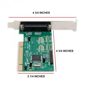 2 Port Parallel DB25 PCI 2.1 32 Bit Card - SY-PCI10002