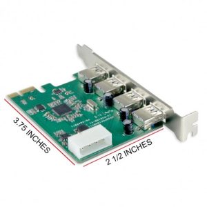 4 Port USB 3.0 PCI-e x1 Card - SY-PEX20136