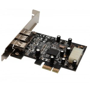 2 Port Firewire 1394B and 1 Port 1394A PCI-e 1.1 x1 Card - SY-PEX30016