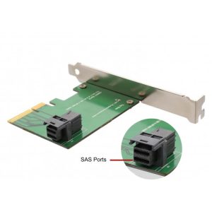 U.2 to Mini SAS PCI-e 3.0 x4 Adapter Card - SY-PEX40111