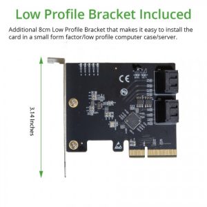 4 Port SATA III To PCI-e x2 RAID Expansion Card