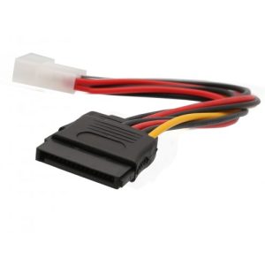 5" Molex to Dual SATA Power Connector Cable - SY-CAB40007