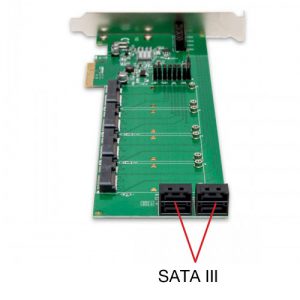 4 Port mSATA PCI-e 2.0 x4 RAID Card - SD-PEX40079