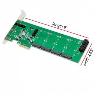 4 Port mSATA PCI-e 2.0 x4 RAID Card - SD-PEX40079