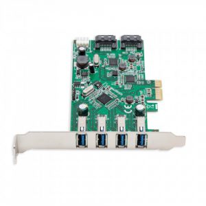 4 Port USB 3.0 and 2 Port SATA III PCI-e 2.0 x1 Card - SD-PEX50064