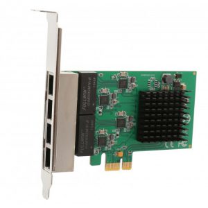 4 Port Gigabit Ethernet PCI-e x1 Network Interface Card - SI-PEX24057