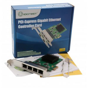 4 Port Gigabit Ethernet PCI-e x1 Network Interface Card - SI-PEX24042