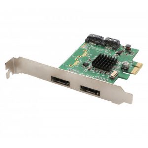 2 Port SATA III 2 Port eSATA III PCI-e 2.0 x1 Card - SI-PEX40065