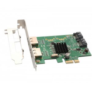 2 Port SATA III 2 Port eSATA III PCI-e 2.0 x1 Card - SI-PEX40065