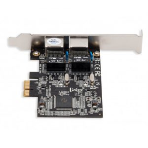 2 Port Gigabit Ethernet PCI-e x1 Network Card - SY-PEX24028