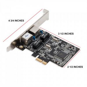 2 Port Gigabit Ethernet PCI-e x1 Network Card - SY-PEX24028