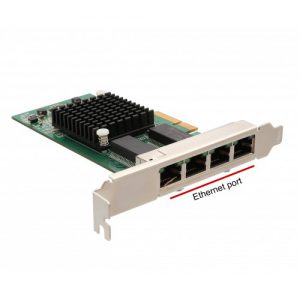 4 Port Gigabit Ethernet PCI-e x4 Network Interface Card - SY-PEX24045