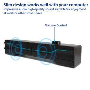 Desktop USB Powered 2-1 RGB Stereo Sound Bar