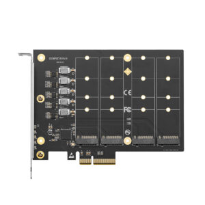 PCIe 3.0 x4 to 4-Port M.2 NVMe Adapter Card